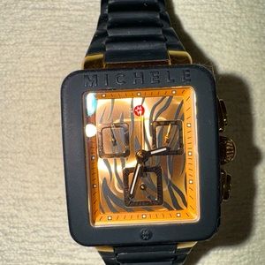 Michele Authentic Jelly Watch Tank style